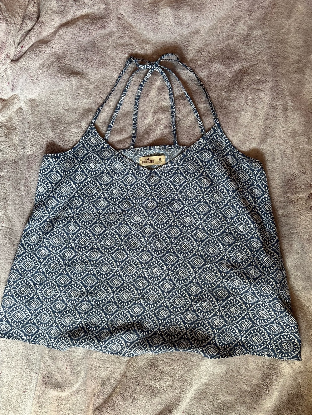hollister blue top
